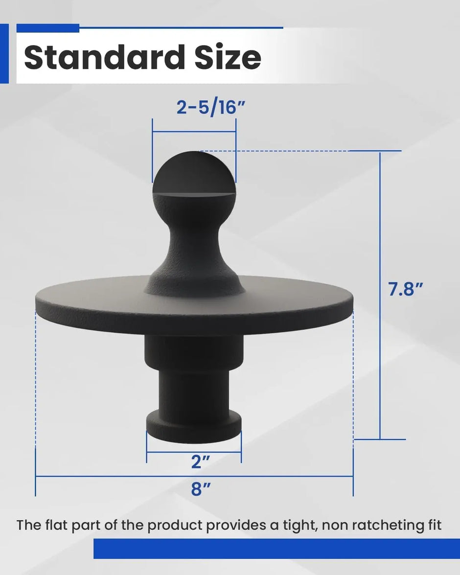 5th Wheel to gooseneck Adapter,Kingpin to Gooseneck Ball Adapter Hitch Fit for Tractor and Trailer Fifth Wheels,30,000lbs Max Load Capacity Visit the MEPARERI Store-7
