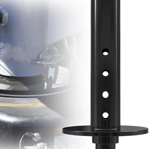 5th Wheel to Gooseneck Adapter Fit for Semi-Tractor with 4" Round Tube-1