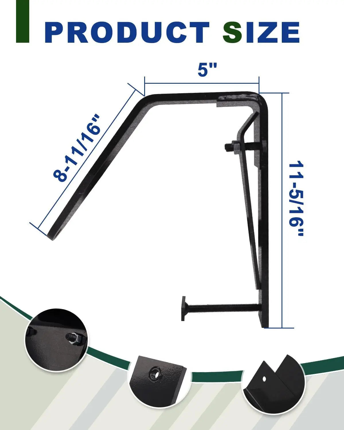 Truck Camper Tie Downs fit for Most Full-Size Non Dual Pickup Trucks,Set of 4-3