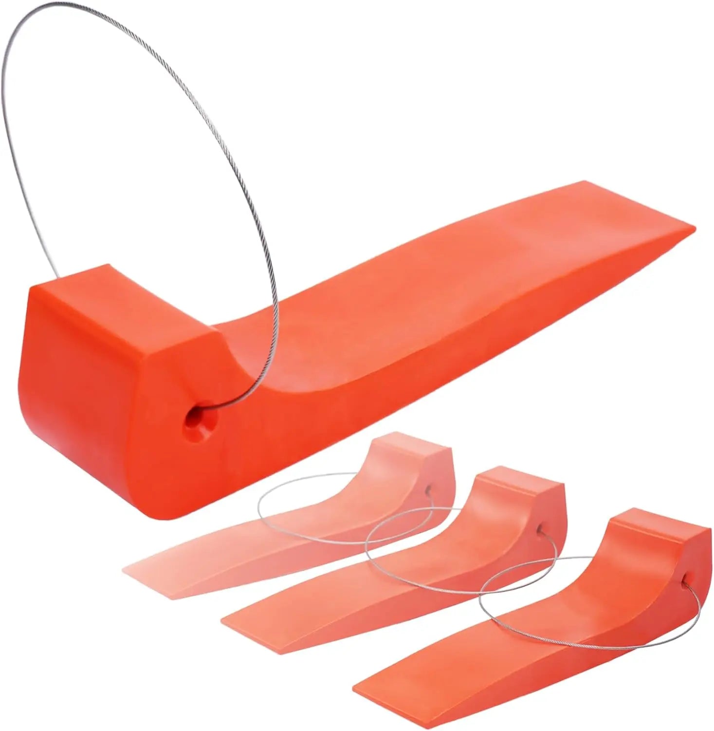 Heavy-Duty Tire Skates for Tow Truck Accessories,4 Pack,4,000 lb Working Load Limit,Orange-1