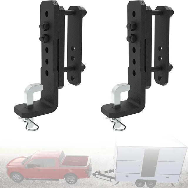 2PCS Sway Control Brackets for Equalizer Weight Distribution Hitch,Fits 3",4",5",6" Trailer Frames,for 6K–14K LB Towing Capacity-1