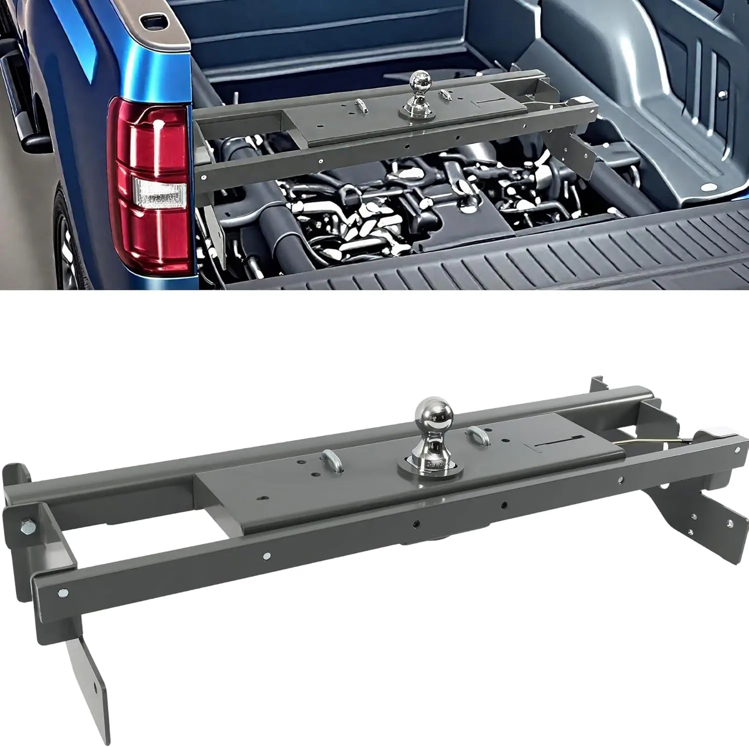 Heavy-Duty Gooseneck Hitch Fit for 2003-2009 Dodge 2500 & 3500 Trucks and 2010-2012 Ram 2500 & 3500 Diesel Trucks-1