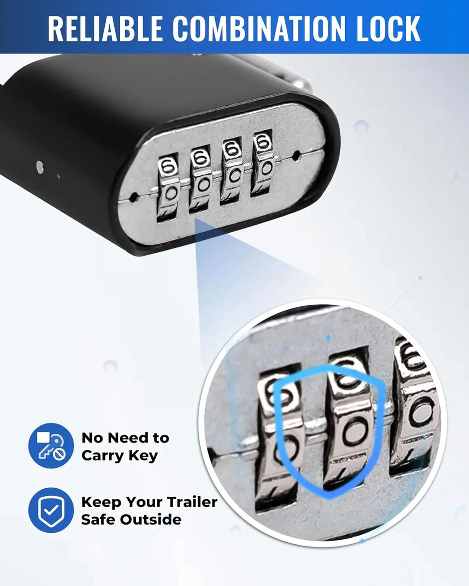 Gooseneck Trailer Lock,Heavy Duty Trailer Lock,2-5/16