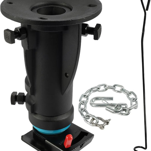 5th Wheel to gooseneck Adapter 12" to 16" Adjustable Height Converter Gooseneck Trailer Hitch Adapter,GTW 2,0000 lbs,VTW 4,000 lbs-1