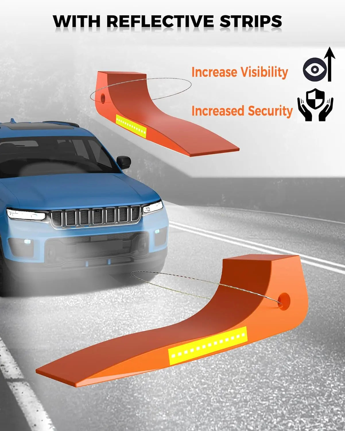 Heavy-Duty Tire Skates for Tow Truck Accessories,4 Pack,4,000 lb Working Load Limit,Orange-3