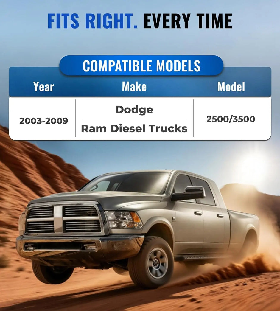 Heavy-Duty Gooseneck Hitch Fit for 2003-2009 Dodge 2500 & 3500 Trucks and 2010-2012 Ram 2500 & 3500 Diesel Trucks-2