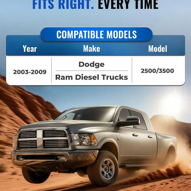 Heavy-Duty Gooseneck Hitch Fit for 2003-2009 Dodge 2500 & 3500 Trucks and 2010-2012 Ram 2500 & 3500 Diesel Trucks-2