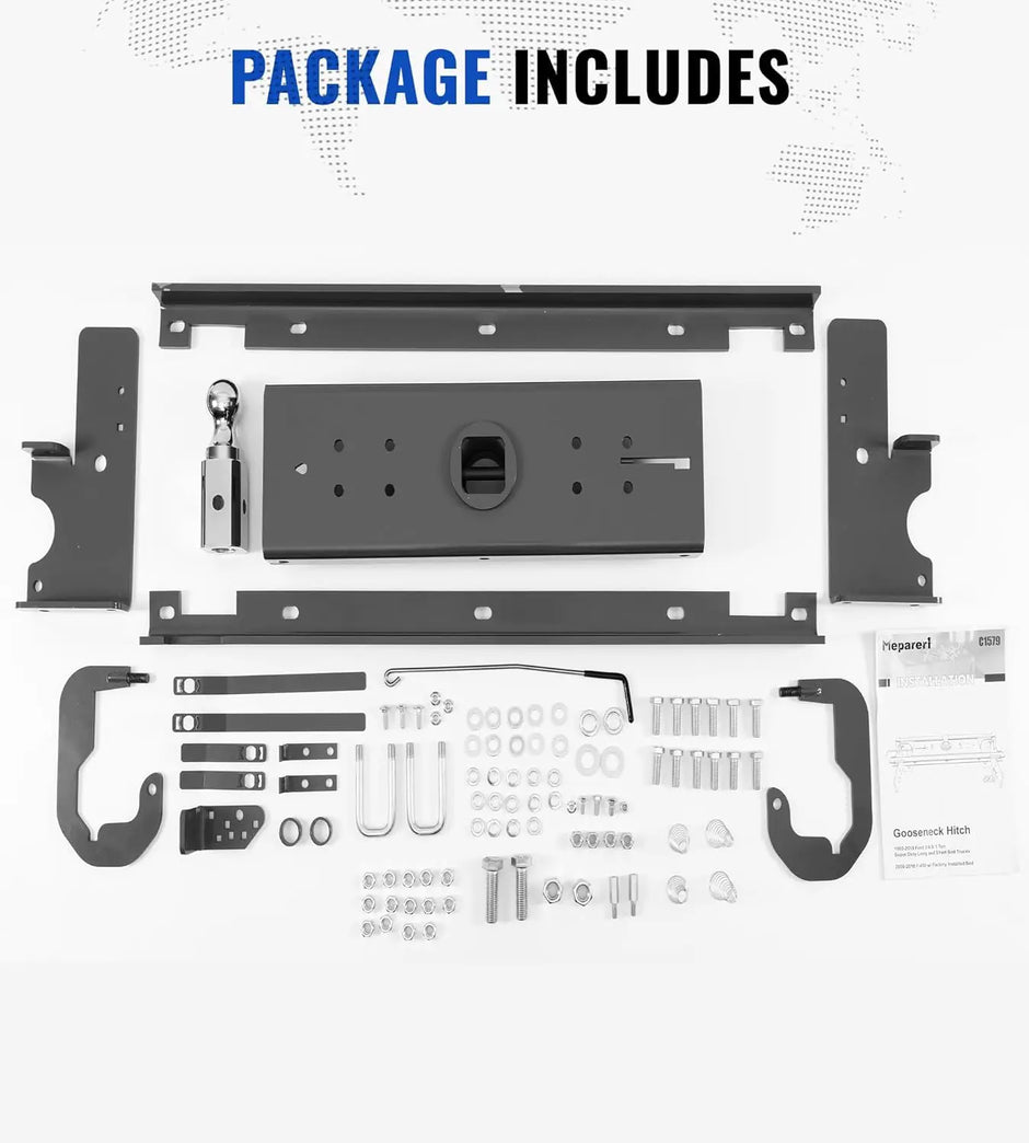 Heavy-Duty Gooseneck Hitch Fit for 2003-2009 Dodge 2500 & 3500 Trucks and 2010-2012 Ram 2500 & 3500 Diesel Trucks-7
