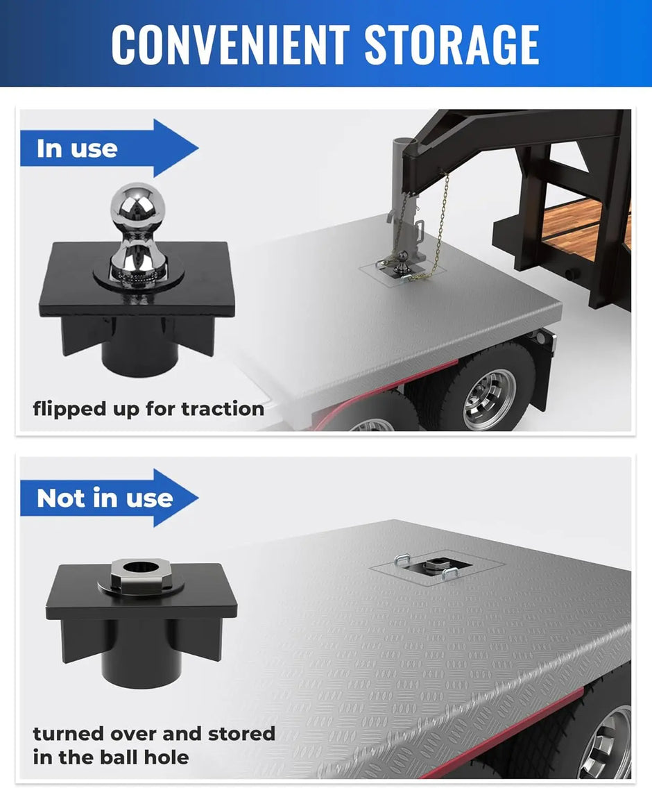 Gooseneck Hitch Kit Fit for Flat Beds,GTW 31000 lbs,Replace GNRK1500-4