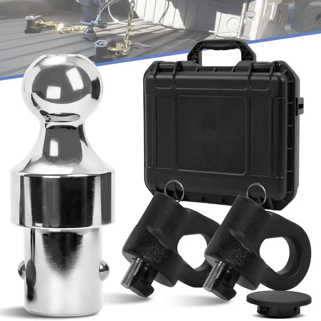 Gooseneck Hitch Kit,Gooseneck Ball,60692 Puck System Gooseneck Ball Fit for 2013-2024 Ford F250/350/450 Super Duty,2016-2024 Chevrolet Silverado/GMC Sierra,2016-2022 Nissan Titan XD,31000 lbs-1
