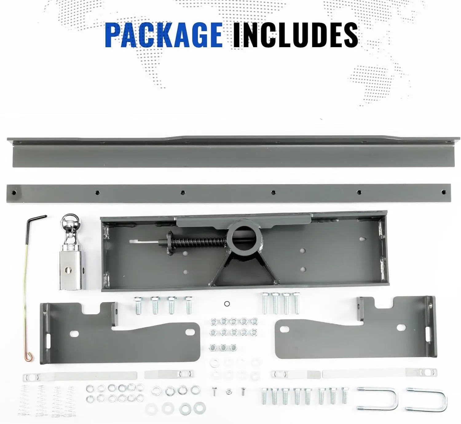 Heavy-Duty Gooseneck Hitch Fit for 2011-2015 Chevy/GMC 2500 & 3500, 30k lbs GTW for Towing Trailers/Livestock/Boats/Cargo, Hide-Away Ball Design-7