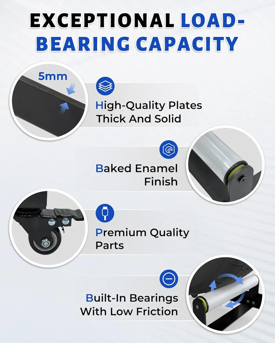 360° Rolling Wheel Detailing Stand-Portable Wheel Cleaning Stand for Car Wash,Rim Cleaning,Tire Shine Applications and Detailing Tasks-7