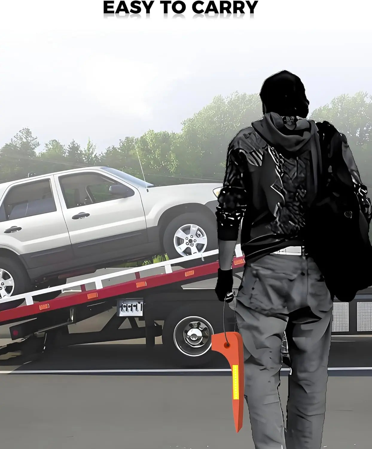 Heavy-Duty Tire Skates for Tow Truck Accessories,4 Pack,4,000 lb Working Load Limit,Orange-6