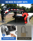 Gooseneck Trailer Lock,Heavy Duty Trailer Lock,2-5/16