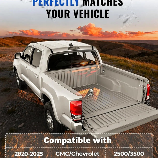 Heavy-Duty Gooseneck Hitch Fit for 2020-2025 Chevrolet/GMC 2500 & 3500-2