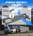 Heavy-Duty Gooseneck Hitch Fit for 2001-2010 Chevy/GMC 2500 HD Trucks and 2007-2010 3500, 30k lbs GTW for Towing Trailers/Livestock/Boats/Cargo, Hide-Away Ball Design-5