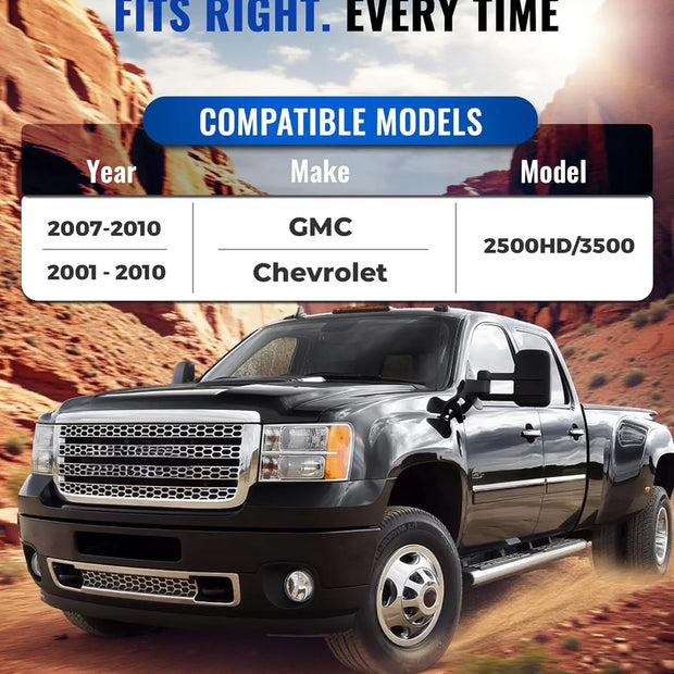 Heavy-Duty Gooseneck Hitch Fit for 2001-2010 Chevy/GMC 2500 HD Trucks and 2007-2010 3500, 30k lbs GTW for Towing Trailers/Livestock/Boats/Cargo, Hide-Away Ball Design-2