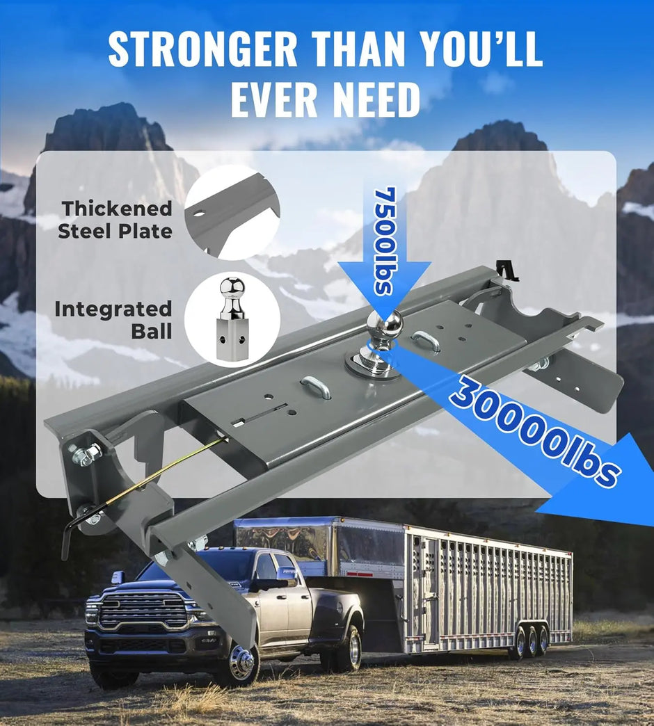 Heavy-Duty Gooseneck Hitch Fit for 2003-2009 Dodge 2500 & 3500 Trucks and 2010-2012 Ram 2500 & 3500 Diesel Trucks-4